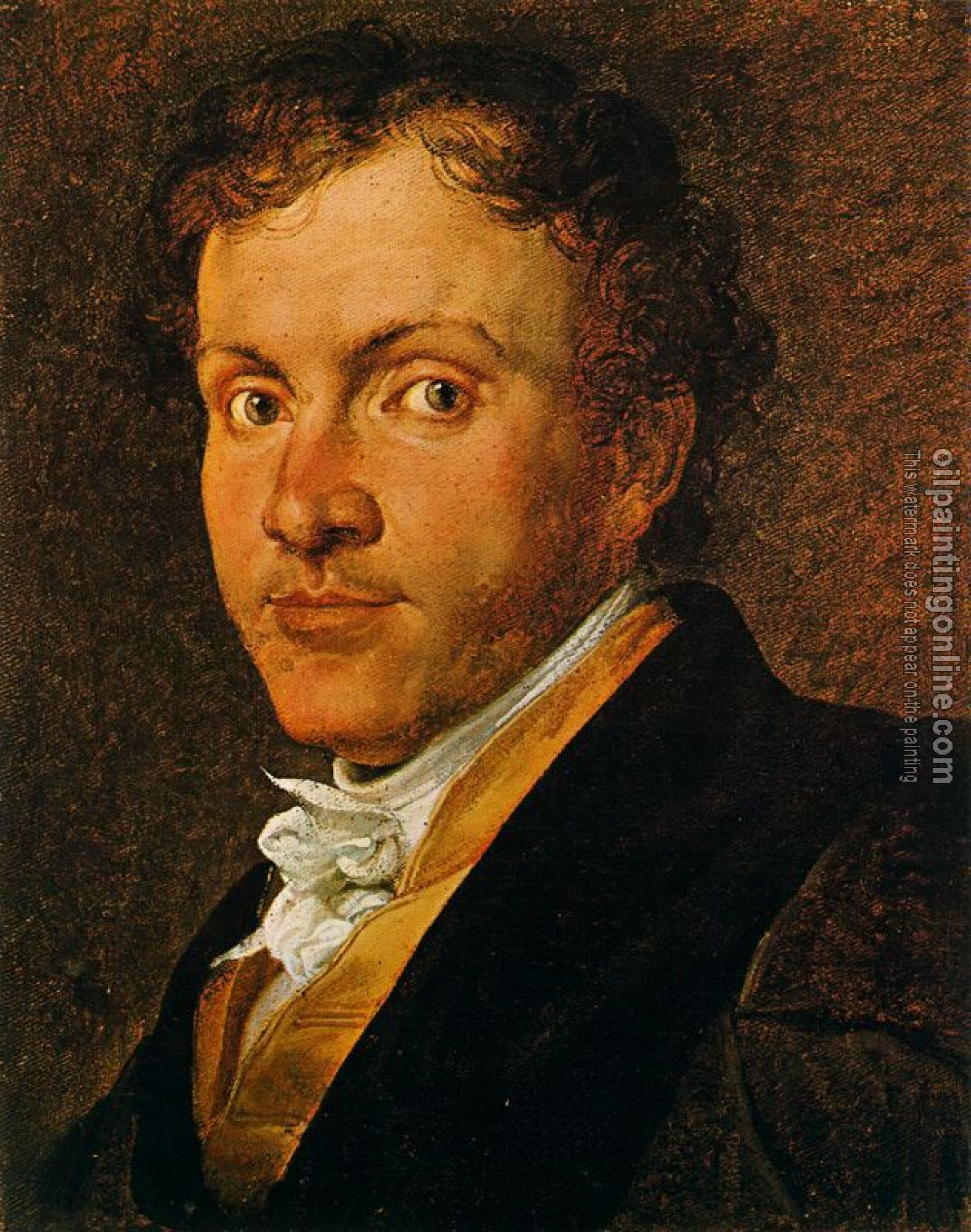 Francesco Hayez - Portrait of Giuseppe Roberti